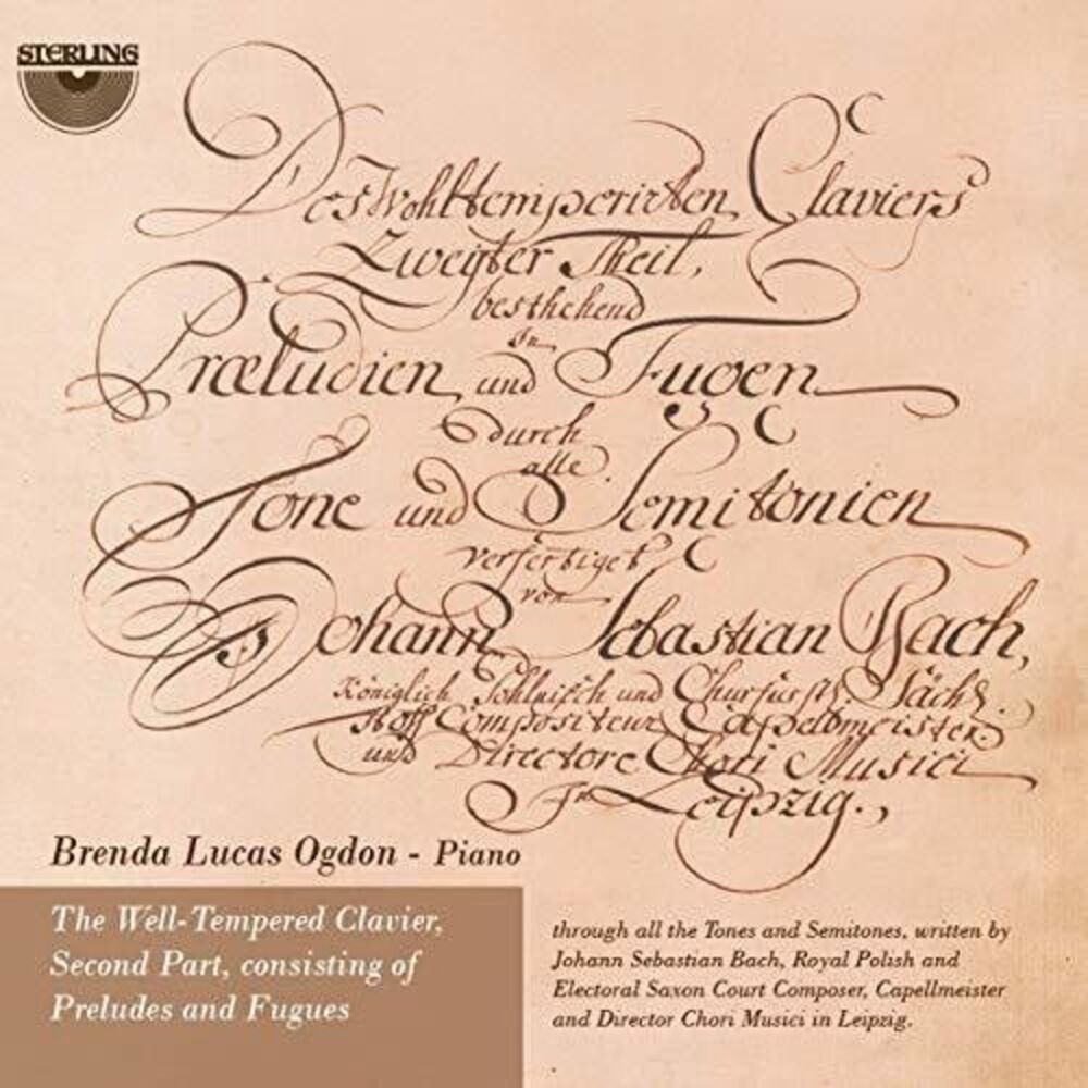 Bach,J.S. / Ogdon - Well Tempered Klavier Book 2  CD